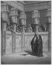 Moses und Aaron vor dem Pharao